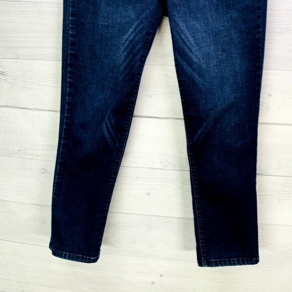 Democracy Womens Jean AbSolution Skinny Crop Dark Wash Stretch Denim Size 8 - Picture 6 of 12